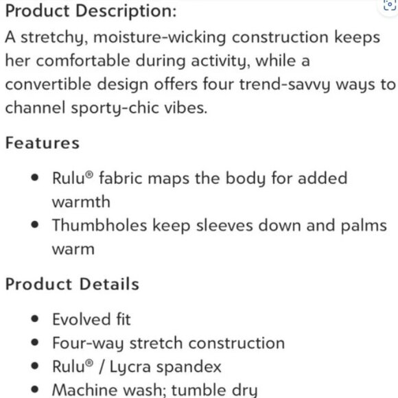 Ivivva Four Count Shrug Wrap in Heathered Grey/Black - Picture 10 of 10